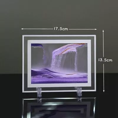 Moving-Sand Frame Art Sand Painting Glass 3D Sandscape In Display Flowing-Gifts • $15.49