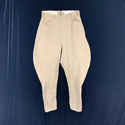 Vintage Brittany Womens Jodhpurs Riding Breeches Equestrian 26 Waist Beige • $65