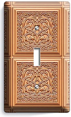 Irish Celtic Knot Copper Tiles Inspired Wall Light Switch Outlet Plate Art Decor • $17.99