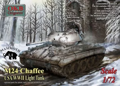 US Light Tank M24 Chaffee Mammoth Edition 1.1 • $45