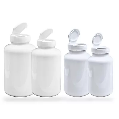 Empty White Plastic Pill Bottles Medicine Container Vitamin Capsule • $91.95