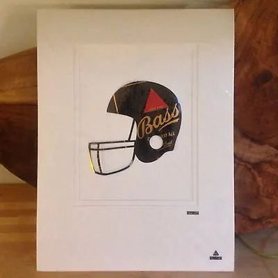 Martin Allen Can Art Mount Bass Football Helmet (framing Available) • £10