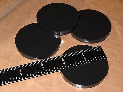 4 VIBRATION ISOLATION DISC CIRCLE FEET PAD 2.25inDx1/4inH 57mmDx6.4mmH SOFT 50D  • $14.99