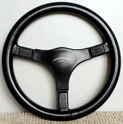 ITALVOLANTI Formel Indianapolis Leather Steering Wheel RARE PORSCHE BMW E30 M3 • $599.99