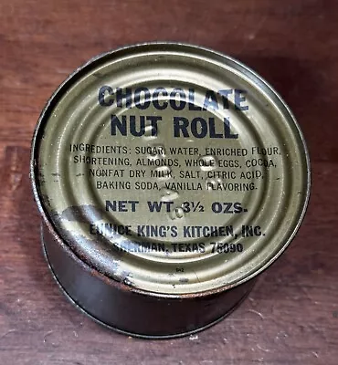 Vintage Vietnam Era Unopened Combat C Rations Cinnamon Nut Roll READ • $16