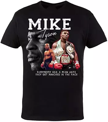 Boxing Mike Tyson 100% Cotton Men's T-Shirt Unisex All Size S To 5XL • $16.91