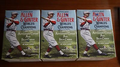 2021 Topps Allen & Ginter Factory Sealed Blaster Box!! 48 Card's!! W/ Bonus Pack • $43.99