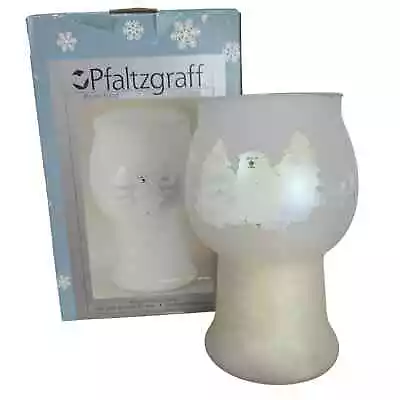 Pfalzgraff Winter Frost 8  Floating Candle With Original Candle NIB • $24