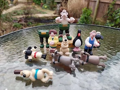 Vintage Wallace And Gromit Pencil Toppers & Toy Figures Bundle 1989 • £13.95