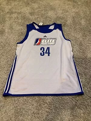 NBA D-League Elite Mini-Camp Adidas Reversible Jersey Large #34 League Issued G • $99.99