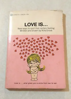 Love Is… Kim Grove 1970 Vintage Book 1ST Edition Pink Book • £39.09