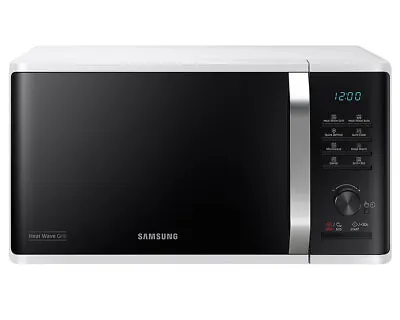 Samsung MG23K3575AW 23L White Microwave With Heat Wave Grill • £149