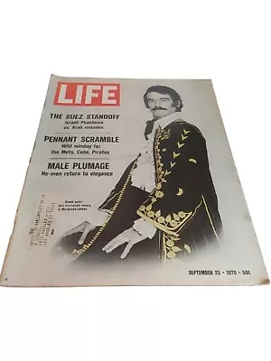 Vintage LIFE Magazine September 25 1970 Suez Standoff Pennant Scramble • $5.55