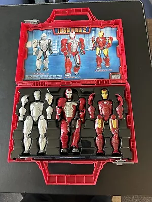 Iron Man 2 Tri Armor Suitcase 29675 Mega Bloks 2010 • $75