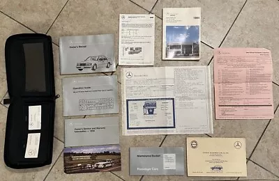 Mercedes 1994 E320 Owners Manual Booklet W/ Window Sticker And More • $100