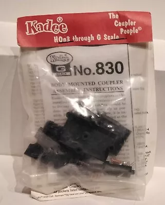 Kadee #830 G Scale Straight Centerset Shank Couplers With Body Mount Gearboxes • $8.99