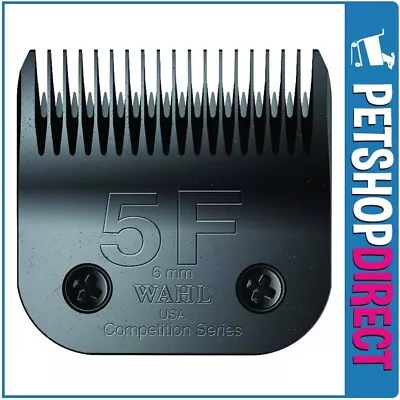Wahl ULTIMATE Competition Clipper Blade Set #5F Size 6mm BLACK • $74.95