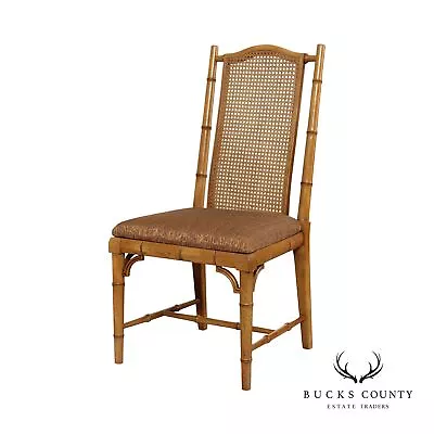 Century Furniture VIntage Faux Bamboo Side Chair • $365