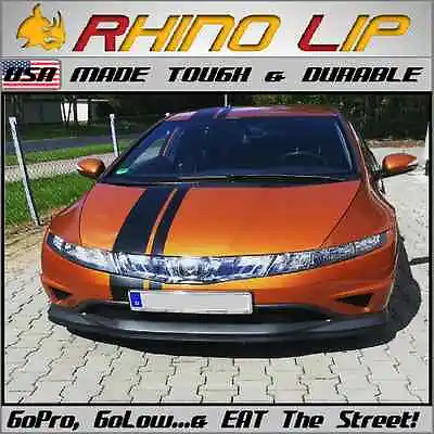 Honda STi OSIR SIR Type-R JDM Coupe Universal Front Rubber Chin Spoiler Splitter • $39