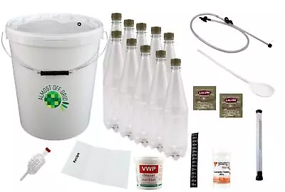 £35.99 • Buy ALMOST OFF GRID Elderflower Champagne Starter Kit Incl Bottles & EC-1118 Yeast