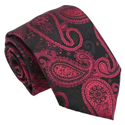 Mens Modern Style Classic Tie Paisley Bohemian Formal Wedding Necktie By DQT • £14.49