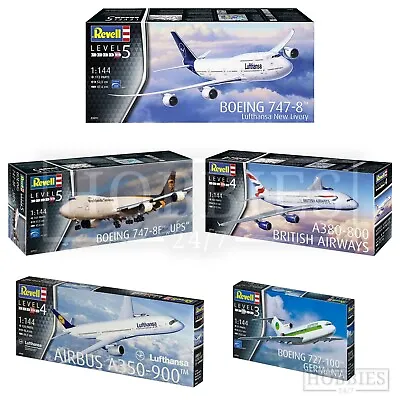 £30.39 • Buy Revell Plane 1:144 Model Kits Boeing Airbus British Airways Lufthansa UPS 747