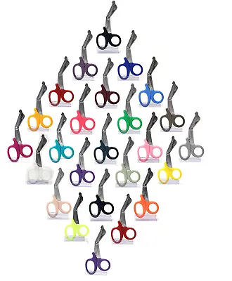 100 Pairs Mix Colors Nurse Medical Scissors EMT 7.25  Trauma Shears Paramedic • $83.50