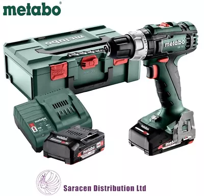 METABO SB 18 L CORDLESS HAMMER DRILL 2x2.0Ah 18v BATTERIES - 602317580 • £125