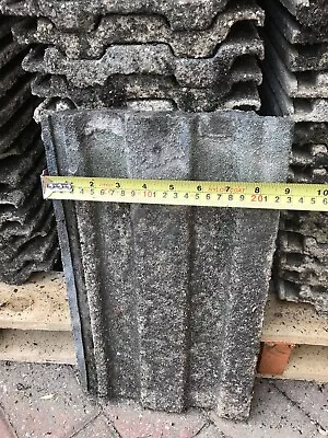 £20 • Buy Reclaimed Concrete Roof Tiles - One Lot Of 50 Tiles