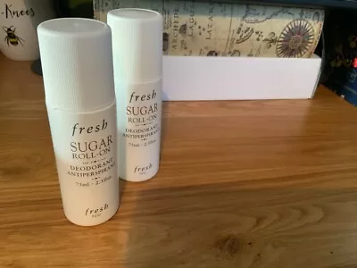 £5 • Buy FRESH 'Sugar' Roll On Deodorant Antiperspirant X 2. Brand New
