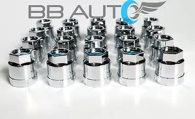 20 New Chrome Lug Nut Covers Caps Camaro S10 Blazer Cavalier Jimmy Sonoma Regal • $39.95