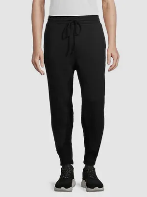 $280 Twenty Montreal Men's Black Knit Sunnyside Terry Sweatpants Pants Size L • $89.98