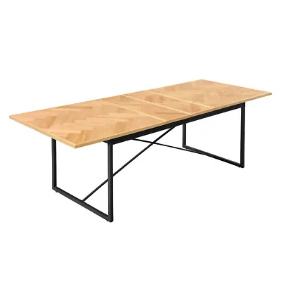 $540.99 • Buy Levede Dining Table 1.8-2.4M Extendable Wooden Rectangle Kitchen Coffee Tables
