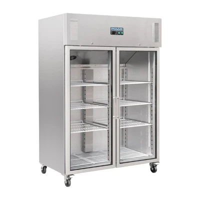 £2316.94 • Buy Polar G-Series Upright Double Door Gastro Display Fridge 1200Ltr - CW198