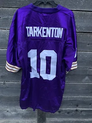 Minnesota Vikings #10 Fran Tarkenton 1975Throwback Jersey Mitchell & Ness Sz 56 • $49.10