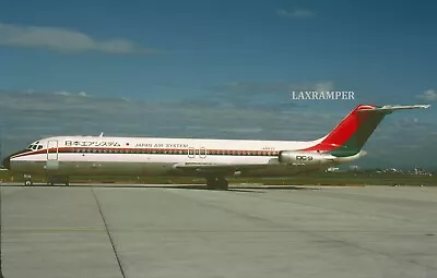 Original 35mm Slide Japan Air System (JAS) McDonnell Douglas DC-9-41 JA8432 B737 • $5.50