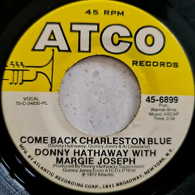 £12.99 • Buy Donny Hathaway / Margie Joseph – Come Back Charleston Blue - 1972 - 7 