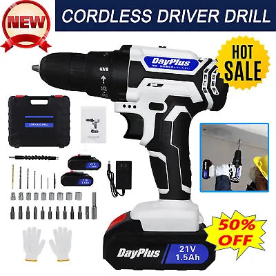 Cordless Drill Driver Set Electric Screwdriver Drills With Battery Charge LED • $12.57