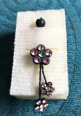 Brand New Beautiful VINTAGE 2002 Belly Button Ring Dangly FLOWER JEWELRY • $9.70