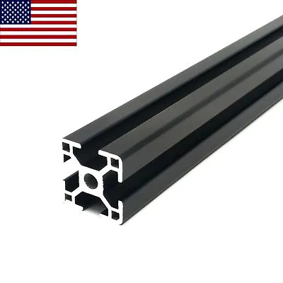 Black 3030 30mmx30mm Aluminum T-Slot Aluminum Extrusion - 1200 Mm CNC 3D Printer • $26.95