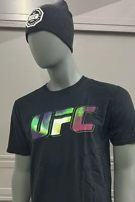 Official UFC T-Shirt Space Logo Mens Ufc Gym Top Adults • £11.04