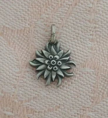 Vintage EDELWEISS FLOWER 835 Silver Charm • $19.99