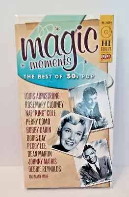 Magic Moments The Best Of 50's Pop 4 CD Plus 40 Page Booklet Excellent • $10.99