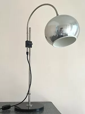 Mid Century Space Age Chrome Eyeball Adjustable Table Lamp • $334.68