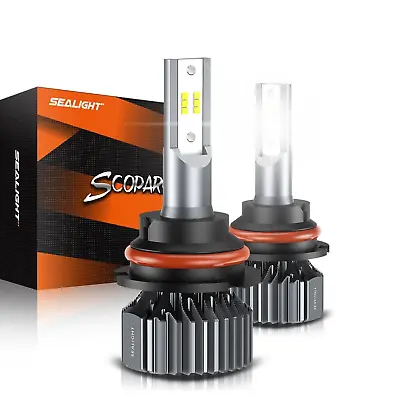 SEALIGHT S1 9004/HB1 60W 6000K White IP67 LED Headlight Bulbs High Low Beam 2Pcs • $45.99