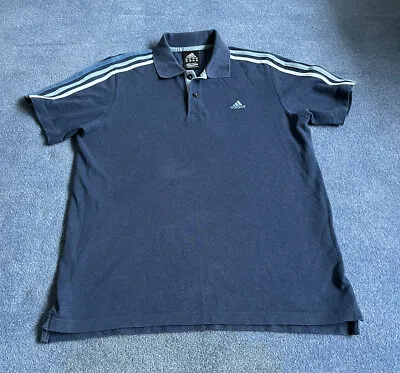 £13.49 • Buy Adidas Clima365 Performance Essentials Men’s Blue Polo Shirt, Size M 2011