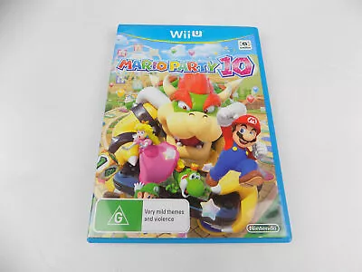 Mint Disc Nintendo Wii U Mario Party 10 Ten - No Manual • $44.90