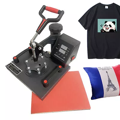 Digital Heat Press Machine 30 X 23cm T Shirt Transfer Sublimation Printer Heat • $125.51