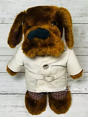 Vintage Dakin 1979 1981 McGruff The Crime Dog 10  Plush In Trench Coat • $12.98