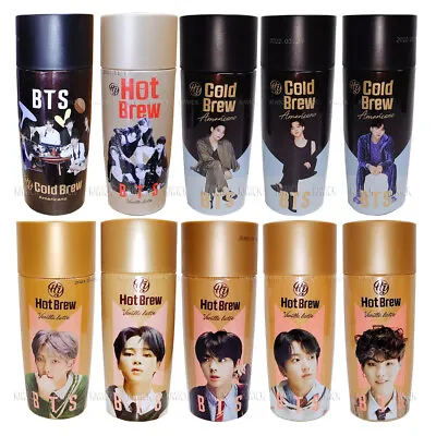 BTS X Hot Cold Brew Coffee Bottle RM V Suga Jungkook J-Hope Jimin Jin Photocard • $6.50